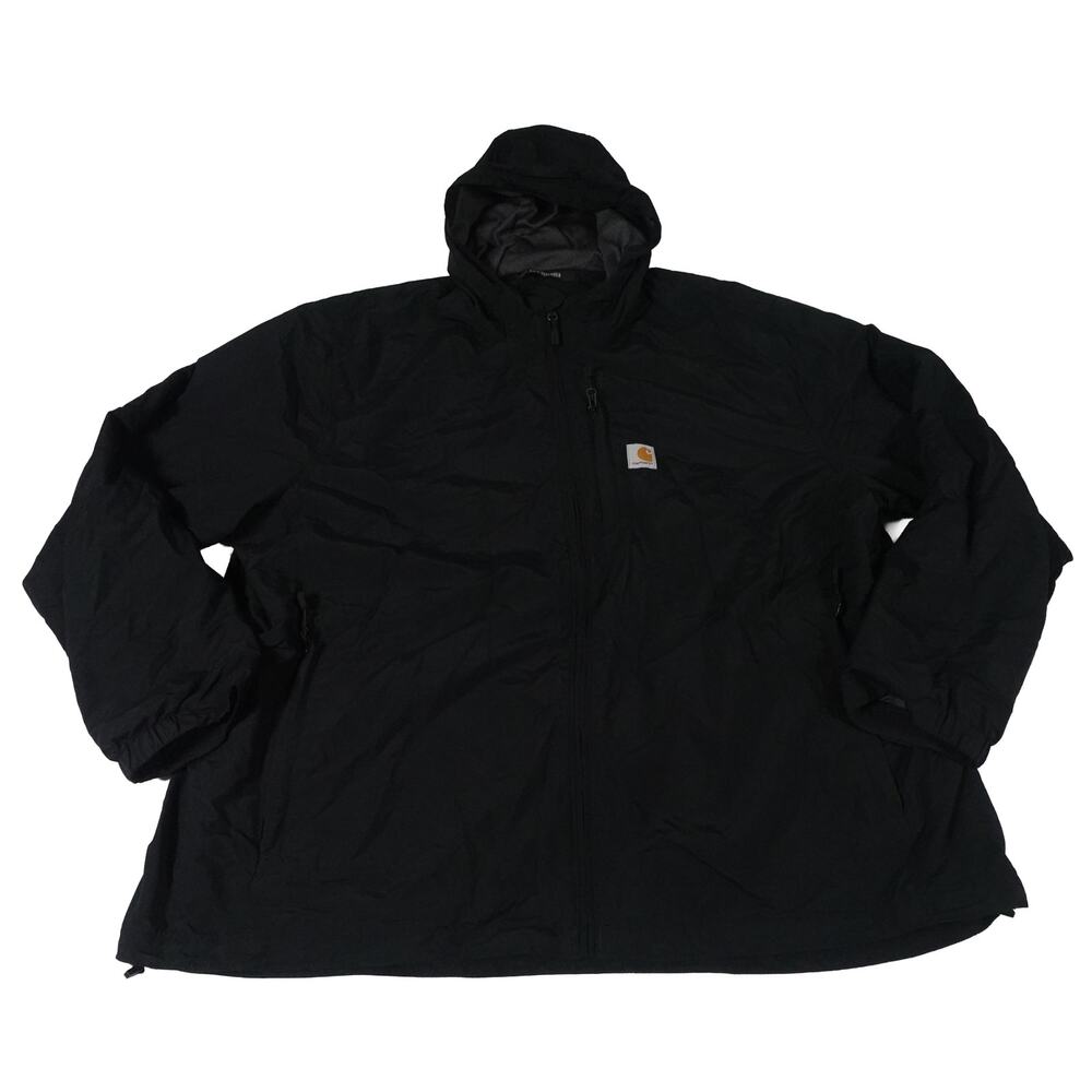 Carhartt Rain Defender Full Zip Lightweight Jacket Hood Relaxed Fit Men's 3XL